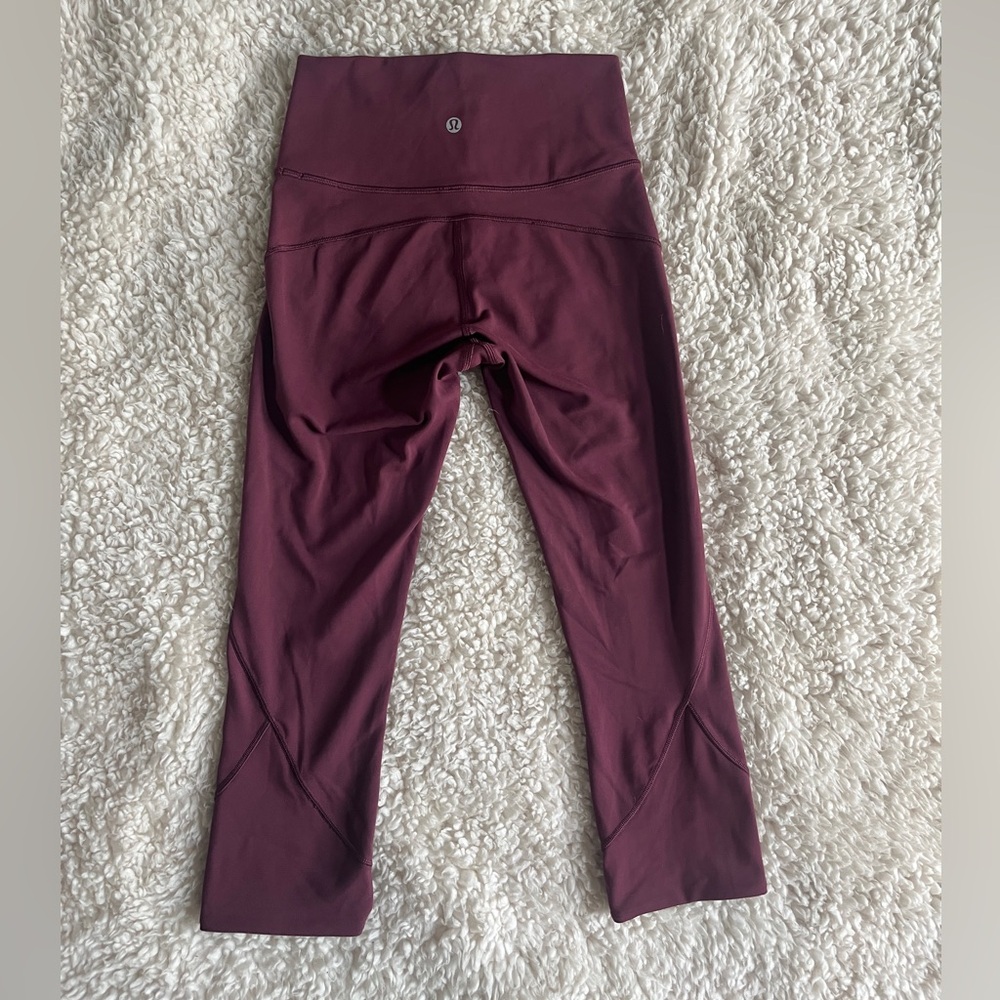 Lululemon Athletica Fast & Free Running Crop Leggings Size 4